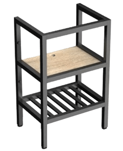 WOOD GRILL STAND (600)